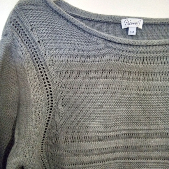 Kismet Roll Neck Tunic Sweater with Pointelle Detailing - Picture 5 of 15